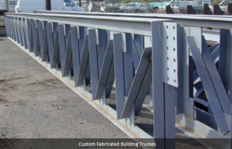 Custom fabricated building trusses