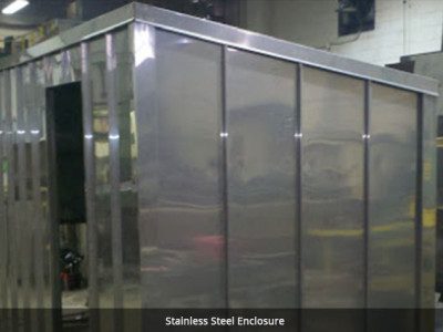Stainless steel enclosure