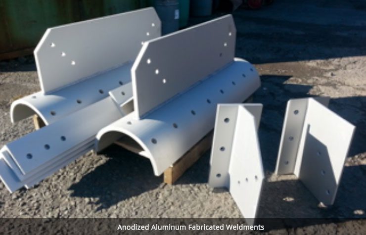 Anodized Aluminum Fabricated Weldments