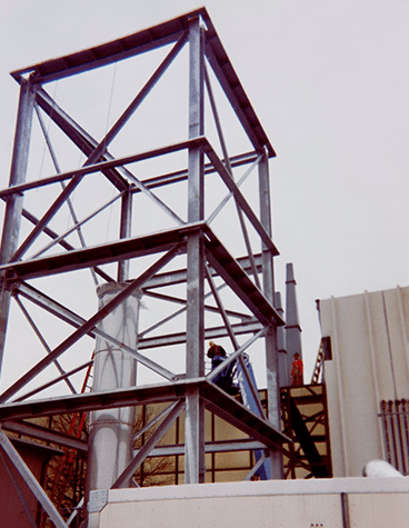 A metal structure